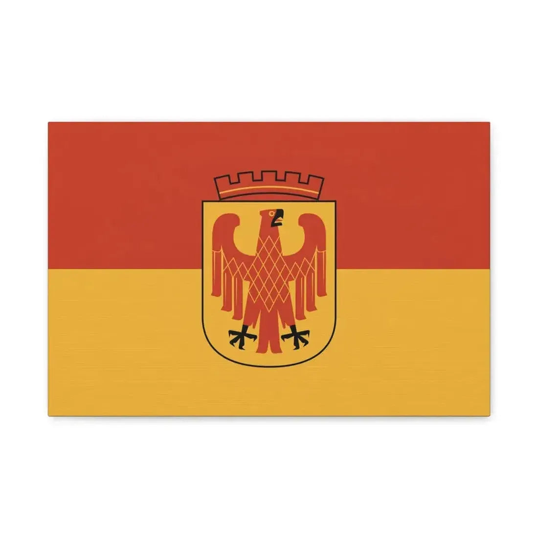 Flag of Potsdam Germany - Canvas Wall Art 18″ x 12″ 1.25" - The Sticker Space