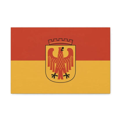 Flag of Potsdam Germany - Canvas Wall Art 18″ x 12″ 1.25" - The Sticker Space