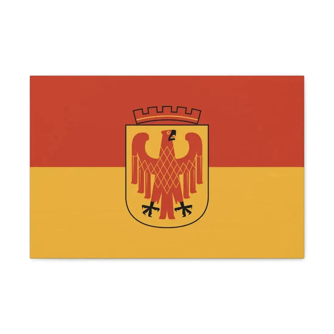 Flag of Potsdam Germany - Canvas Wall Art 24″ x 16″ 1.25" - The Sticker Space