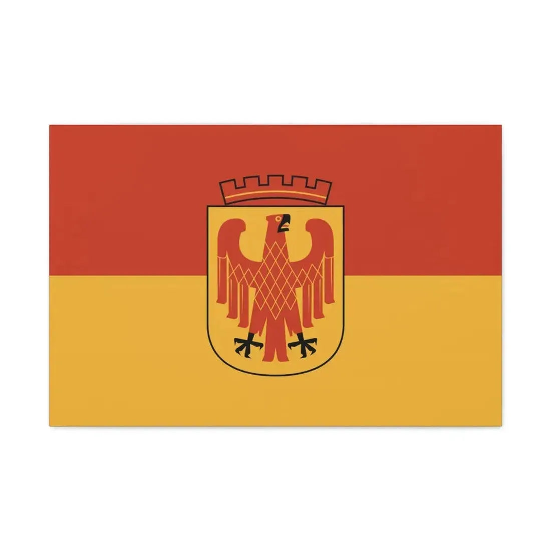 Flag of Potsdam Germany - Canvas Wall Art 30" x 20" 1.25" - The Sticker Space