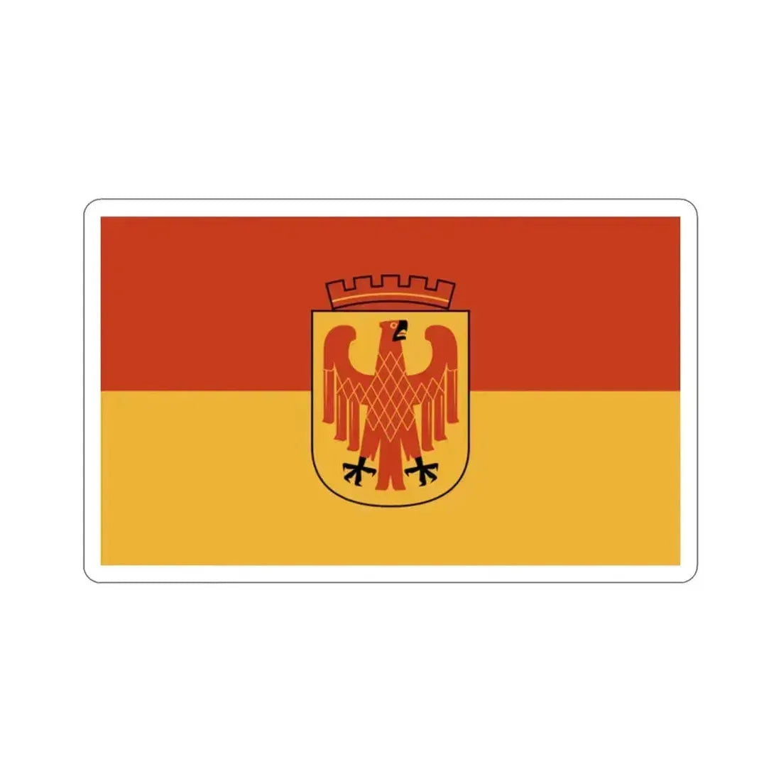 Flag of Potsdam Germany STICKER Vinyl Die-Cut Decal 2 Inch - The Sticker Space