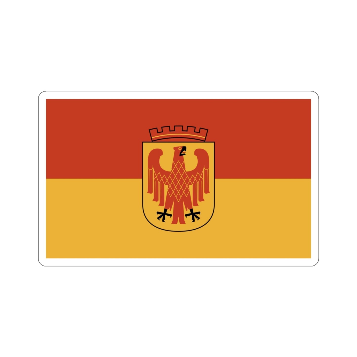 Flag of Potsdam Germany STICKER Vinyl Die-Cut Decal-3 Inch-The Sticker Space