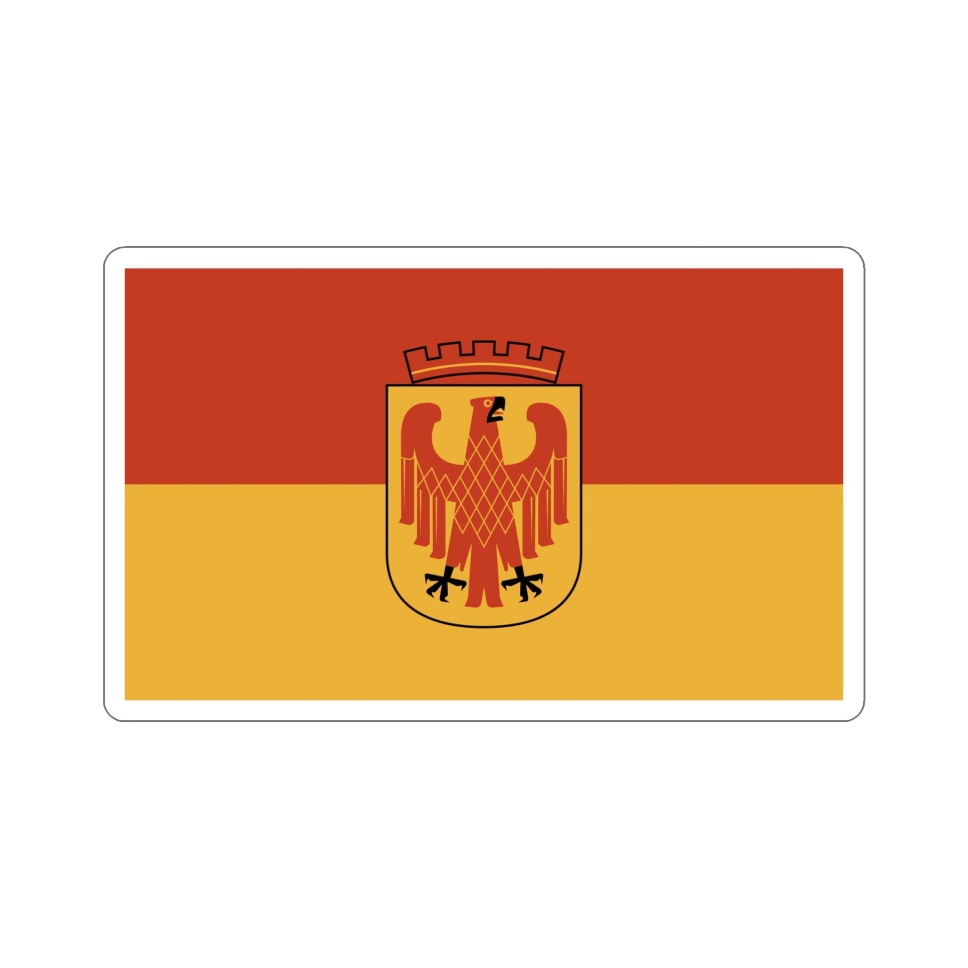 Flag of Potsdam Germany STICKER Vinyl Die-Cut Decal-4 Inch-The Sticker Space