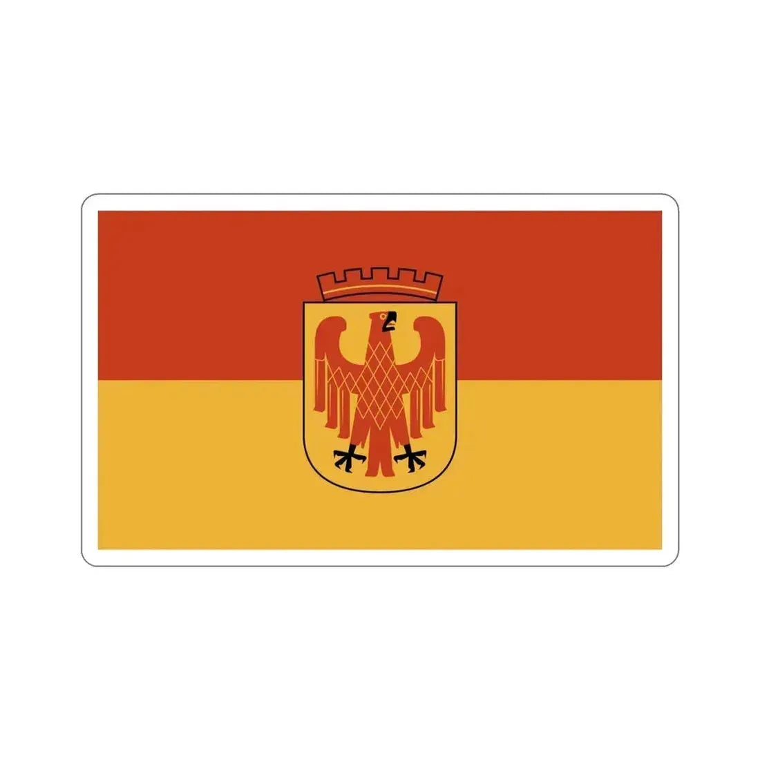 Flag of Potsdam Germany STICKER Vinyl Die-Cut Decal 5 Inch - The Sticker Space