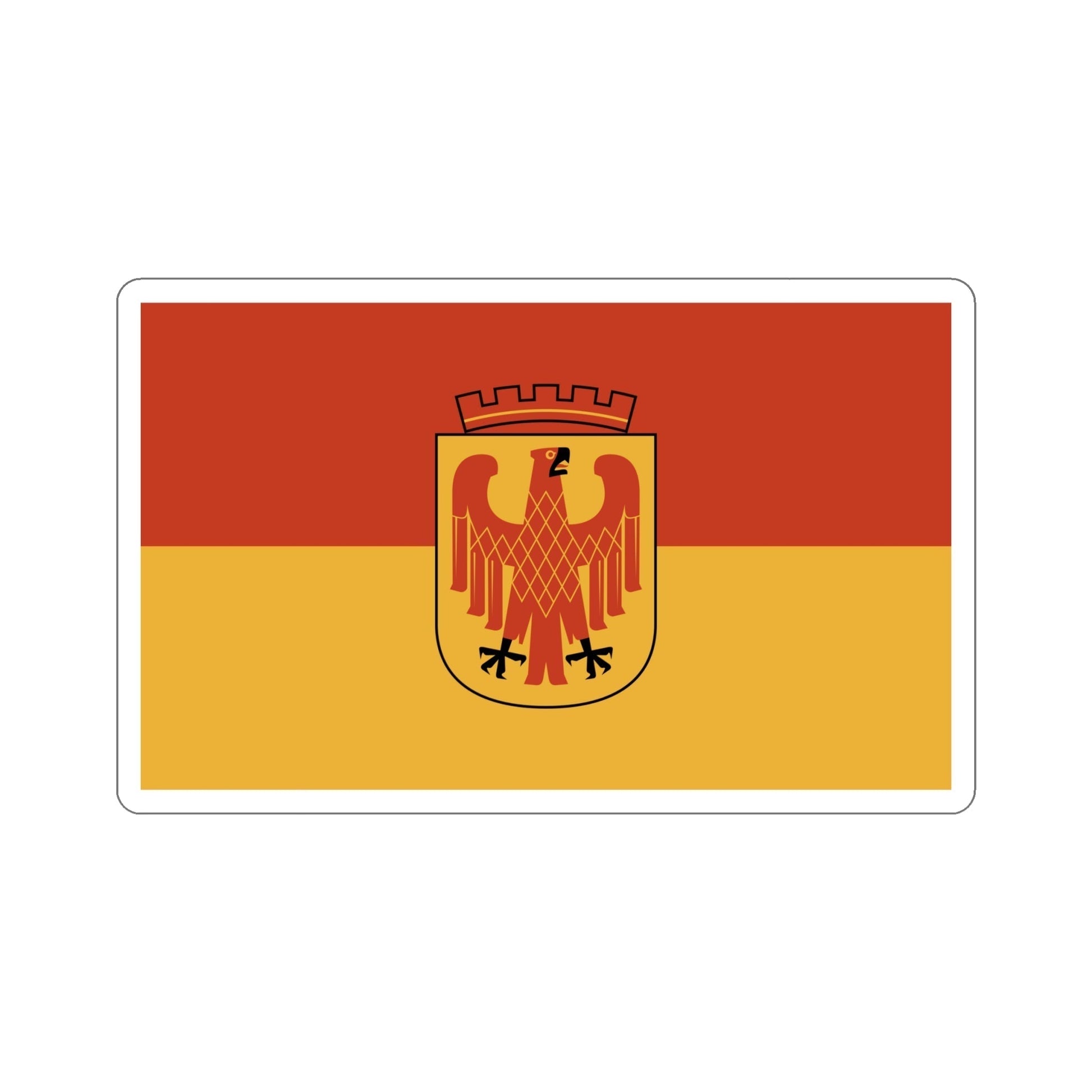 Flag of Potsdam Germany STICKER Vinyl Die-Cut Decal-6 Inch-The Sticker Space