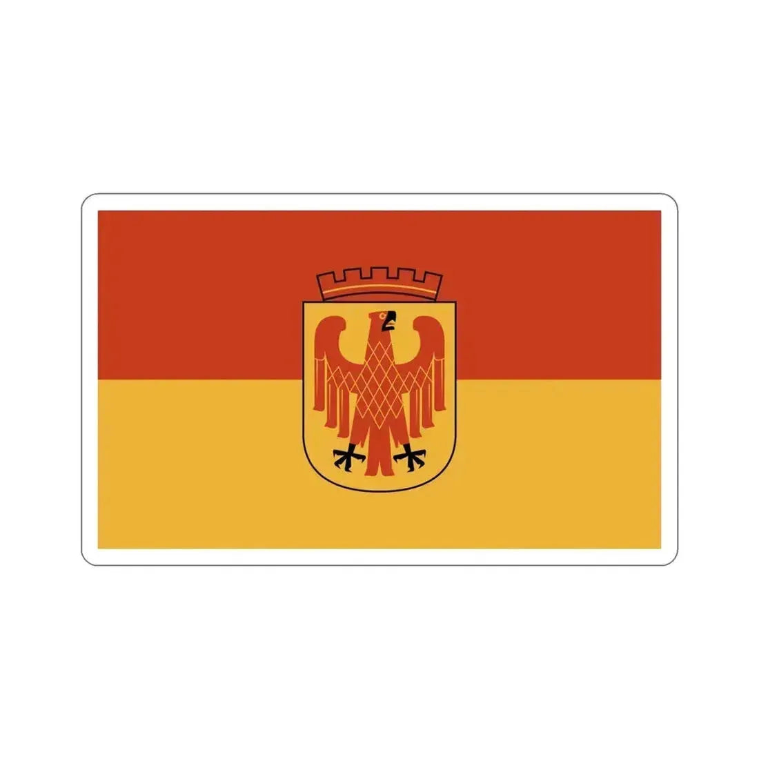 Flag of Potsdam Germany STICKER Vinyl Die-Cut Decal 6 Inch - The Sticker Space
