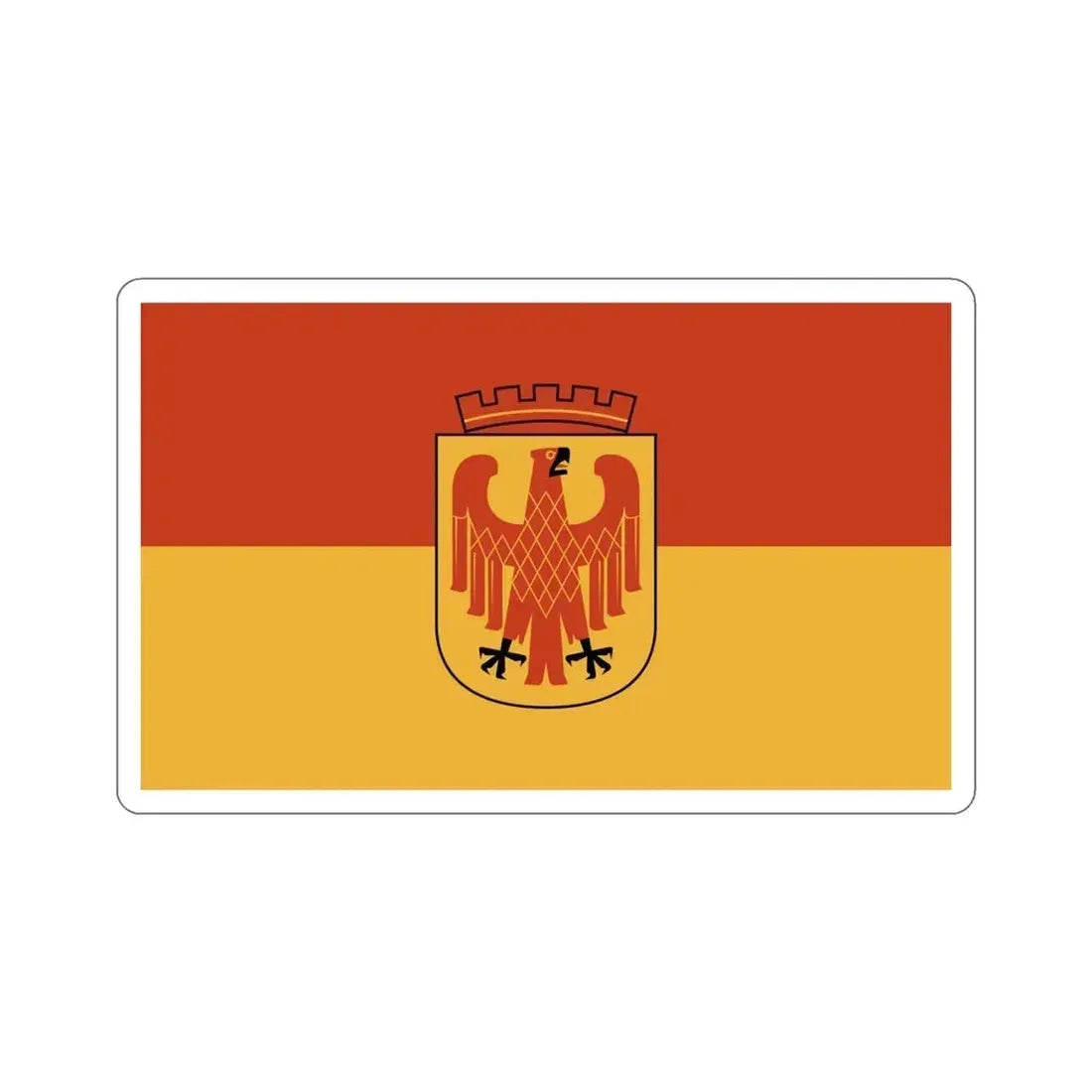 Flag of Potsdam Germany STICKER Vinyl Die-Cut Decal - The Sticker Space