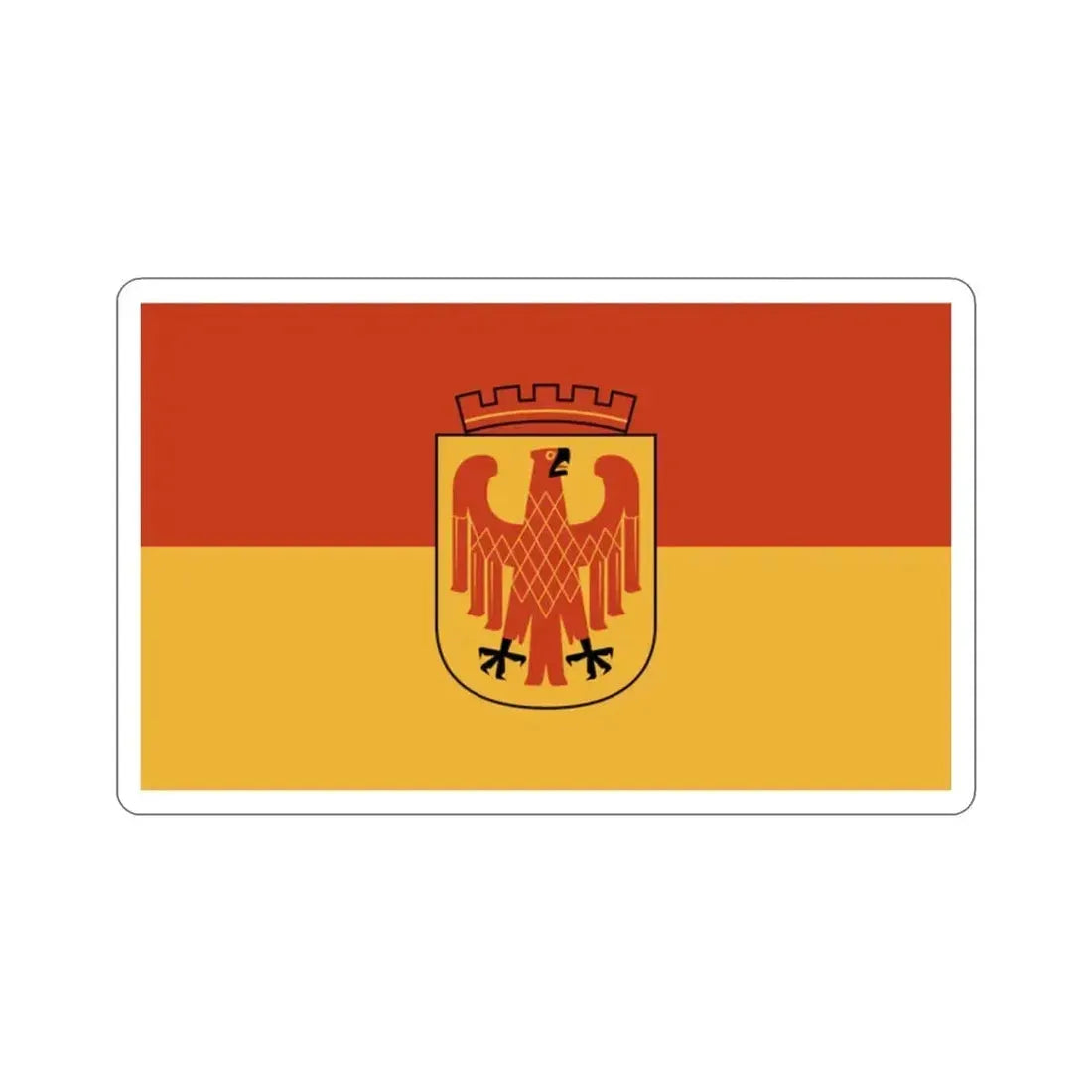 Flag of Potsdam Germany STICKER Vinyl Die-Cut Decal - The Sticker Space