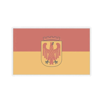 Flag of Potsdam Germany - STICKER Vinyl Kiss-Cut Decal 3 Inch Transparent - The Sticker Space