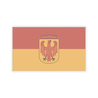 Flag of Potsdam Germany - STICKER Vinyl Kiss-Cut Decal 6 Inch Transparent - The Sticker Space