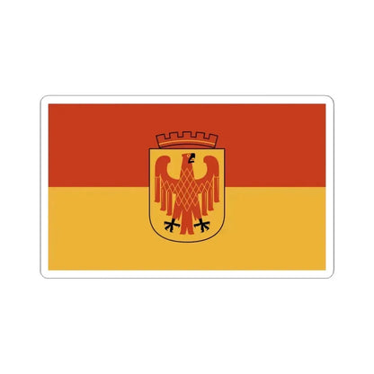 Flag of Potsdam Germany - STICKER Vinyl Kiss-Cut Decal 6 Inch White - The Sticker Space