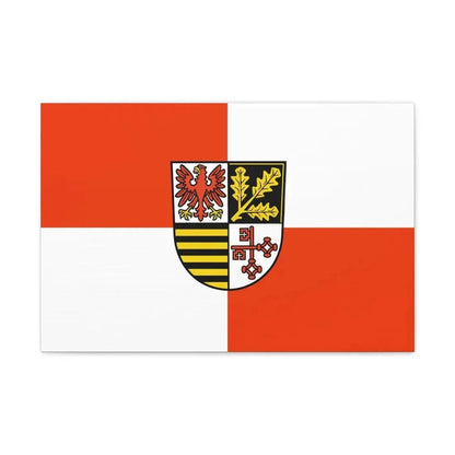 Flag of Potsdam Mittelmark Germany - Canvas Wall Art 24″ x 16″ 1.25" - The Sticker Space