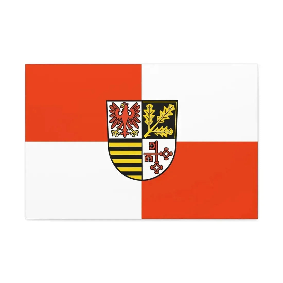 Flag of Potsdam Mittelmark Germany - Canvas Wall Art 30" x 20" 1.25" - The Sticker Space