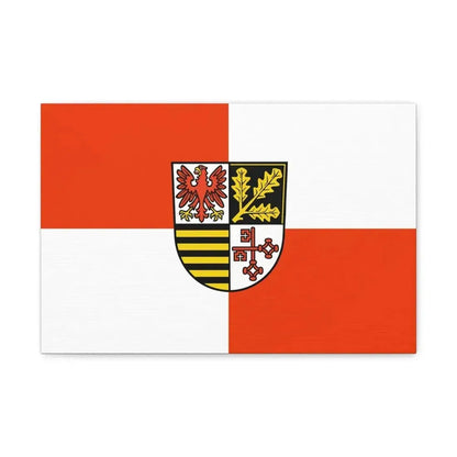 Flag of Potsdam Mittelmark Germany - Canvas Wall Art - The Sticker Space