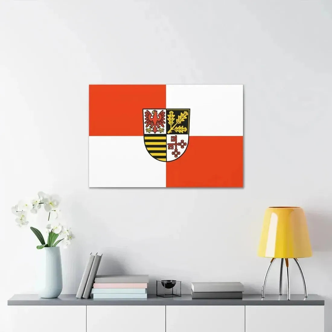 Flag of Potsdam Mittelmark Germany - Canvas Wall Art - The Sticker Space