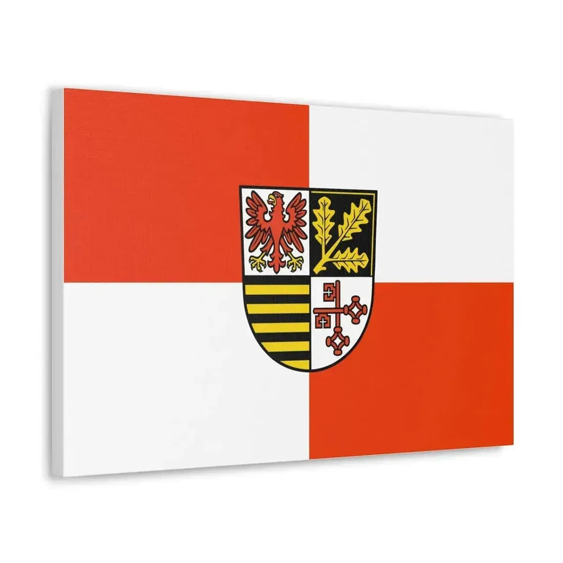 Flag of Potsdam Mittelmark Germany - Canvas Wall Art - The Sticker Space