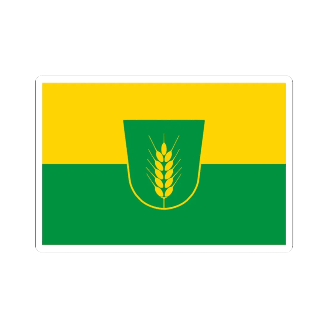 Flag of Povolzhye (Ukraine) STICKER Vinyl Kiss-Cut Decal 2 Inch White - The Sticker Space