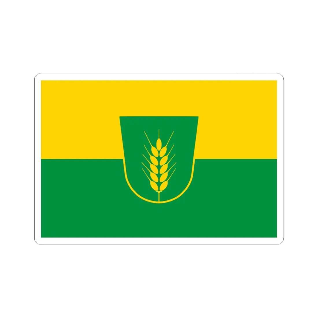 Flag of Povolzhye (Ukraine) STICKER Vinyl Kiss-Cut Decal 6 Inch White - The Sticker Space