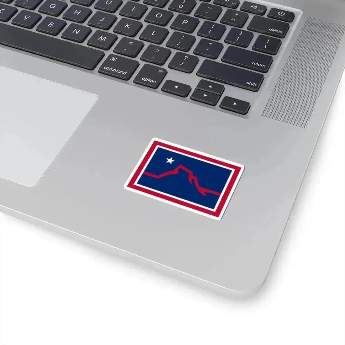 Flag of Powell Wyoming (United States) STICKER Vinyl Kiss-Cut Decal - The Sticker Space