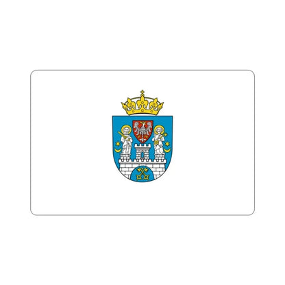 Flag of Poznań Poland STICKER Vinyl Die-Cut Decal 2 Inch - The Sticker Space