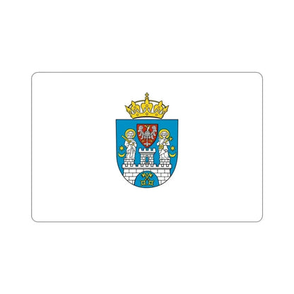 Flag of Poznań Poland STICKER Vinyl Die-Cut Decal 3 Inch - The Sticker Space