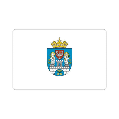 Flag of Poznań Poland STICKER Vinyl Die-Cut Decal 6 Inch - The Sticker Space