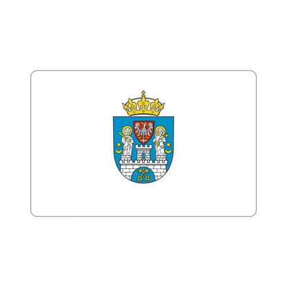 Flag of Poznań Poland STICKER Vinyl Die-Cut Decal - The Sticker Space