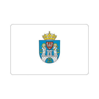 Flag of Poznań Poland STICKER Vinyl Die-Cut Decal - The Sticker Space