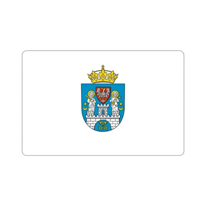 Flag of Poznań Poland STICKER Vinyl Die-Cut Decal - The Sticker Space
