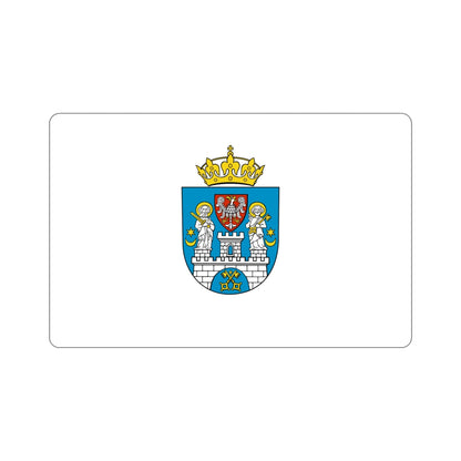 Flag of Poznań Poland STICKER Vinyl Die-Cut Decal-4 Inch-The Sticker Space