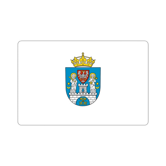 Flag of Poznań Poland STICKER Vinyl Die-Cut Decal-6 Inch-The Sticker Space