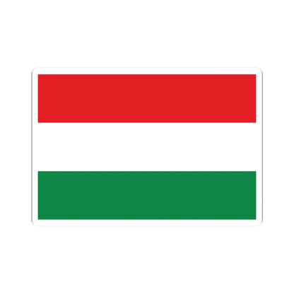 Flag of Pozuzo without coat of arms (Peru) STICKER Vinyl Kiss-Cut Decal 2 Inch White - The Sticker Space