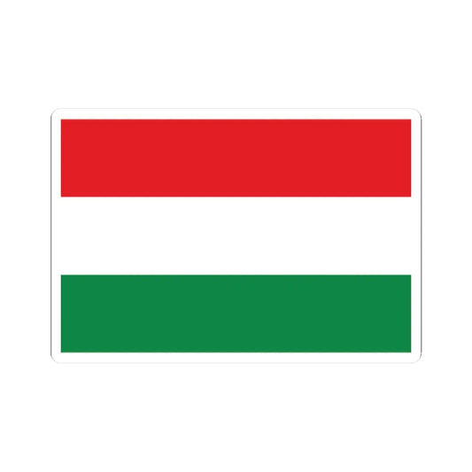 Flag of Pozuzo without coat of arms (Peru) STICKER Vinyl Kiss-Cut Decal 2 Inch White - The Sticker Space