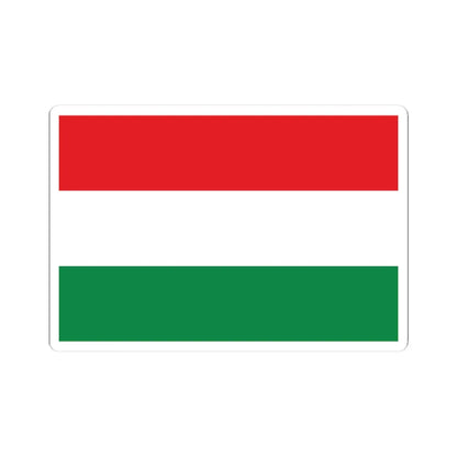 Flag of Pozuzo without coat of arms (Peru) STICKER Vinyl Kiss-Cut Decal 3 Inch White - The Sticker Space