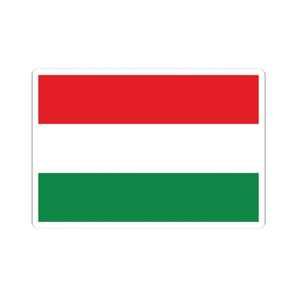 Flag of Pozuzo without coat of arms (Peru) STICKER Vinyl Kiss-Cut Decal 4 Inch White - The Sticker Space