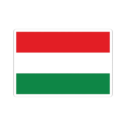 Flag of Pozuzo without coat of arms (Peru) STICKER Vinyl Kiss-Cut Decal 6 Inch White - The Sticker Space