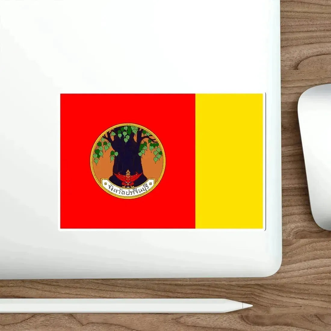 Flag of Prachin Buri Province Thailand STICKER Vinyl Die-Cut Decal - The Sticker Space