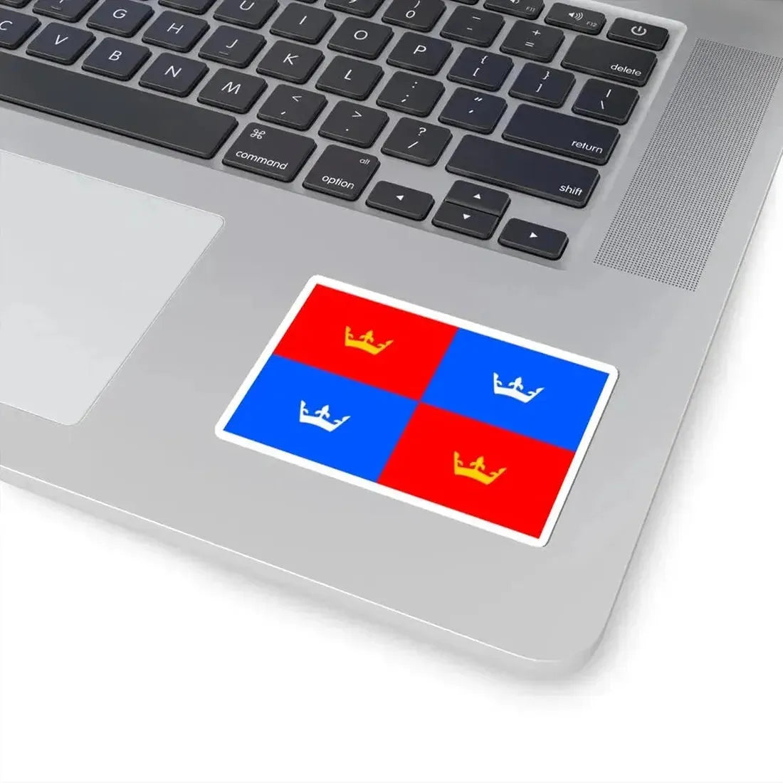 Flag of Prague 1 (Czech Republic) STICKER Vinyl Kiss-Cut Decal - The Sticker Space