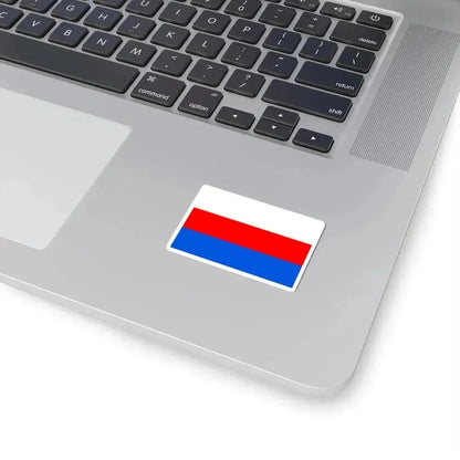 Flag of Prague 10 (Czech Republic) STICKER Vinyl Kiss-Cut Decal - The Sticker Space