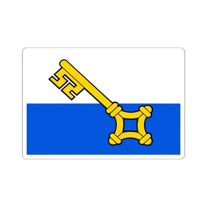 Flag of Prague 11 (Czech Republic) STICKER Vinyl Kiss-Cut Decal 6 Inch White - The Sticker Space