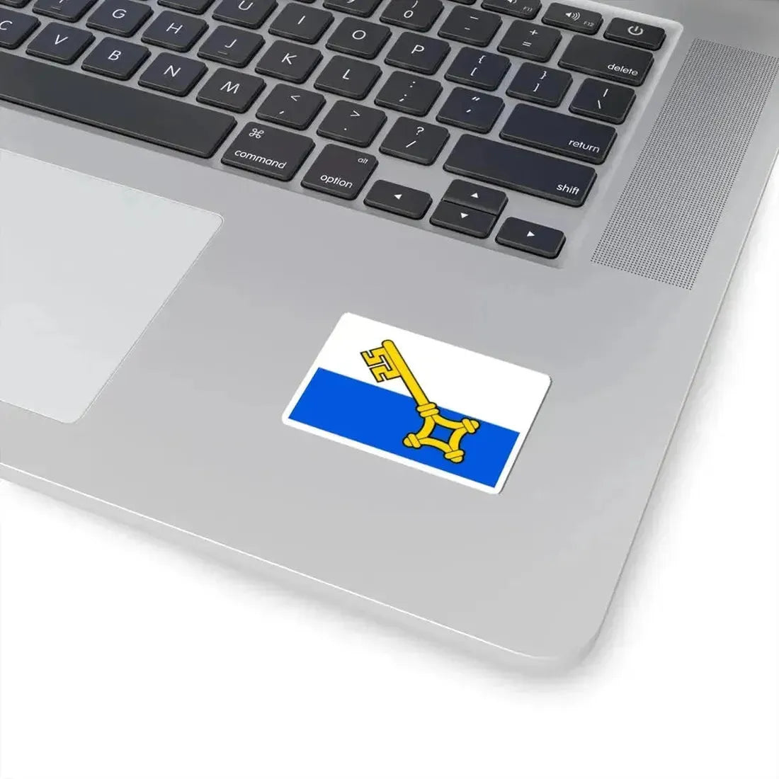 Flag of Prague 11 (Czech Republic) STICKER Vinyl Kiss-Cut Decal - The Sticker Space