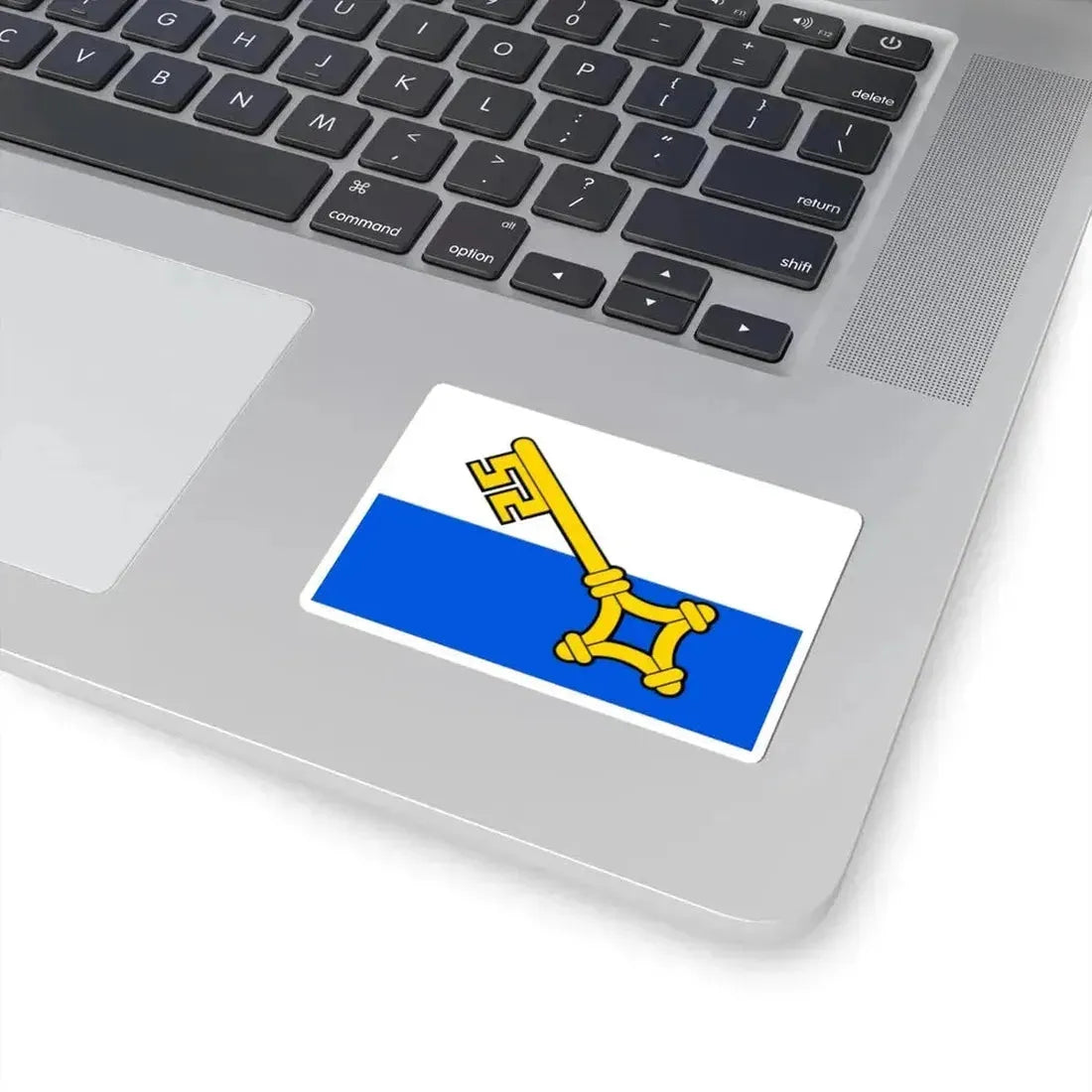 Flag of Prague 11 (Czech Republic) STICKER Vinyl Kiss-Cut Decal - The Sticker Space