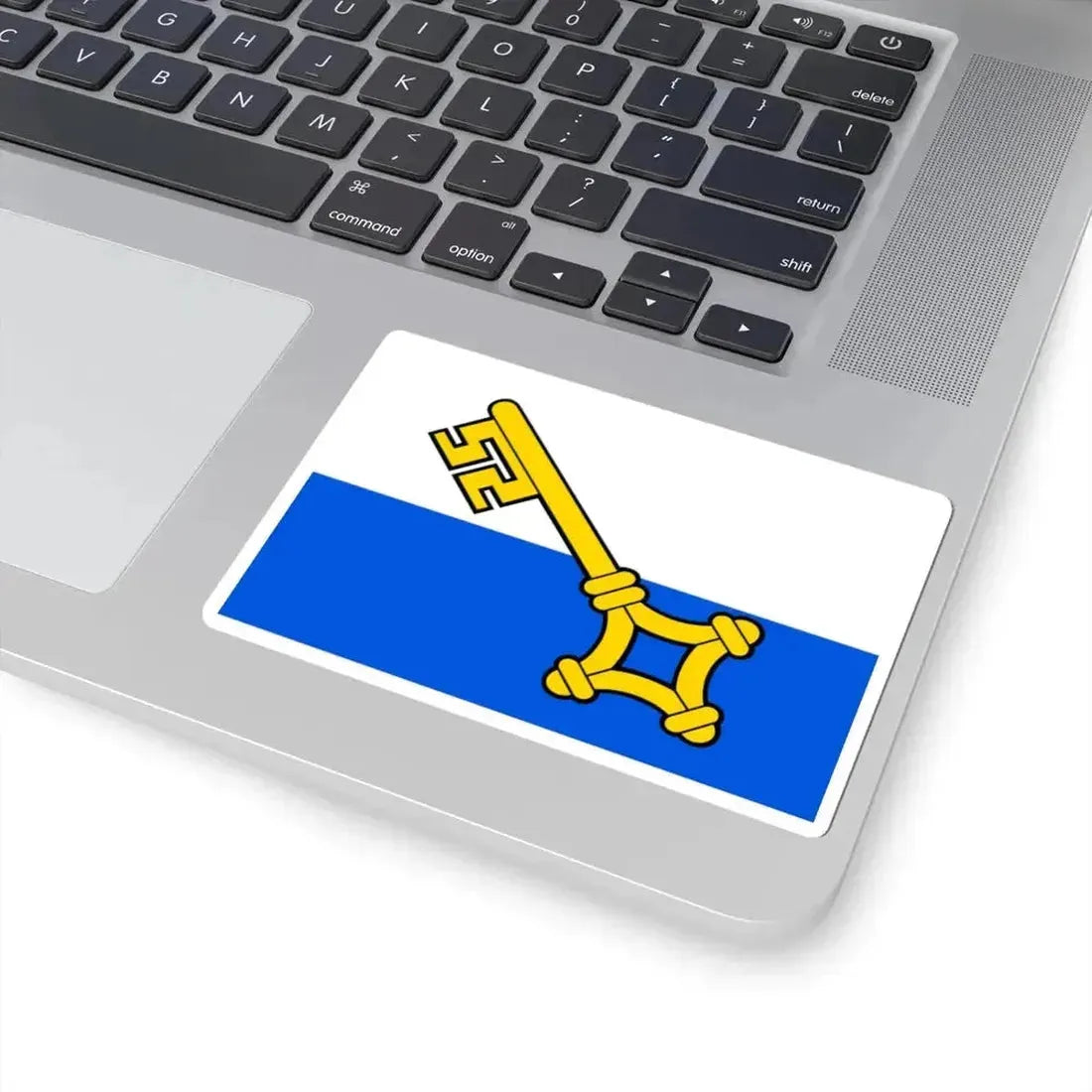 Flag of Prague 11 (Czech Republic) STICKER Vinyl Kiss-Cut Decal - The Sticker Space