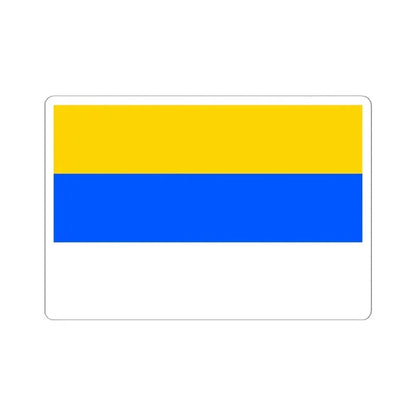 Flag of Prague 12 (Czech Republic) STICKER Vinyl Kiss-Cut Decal 6 Inch White - The Sticker Space