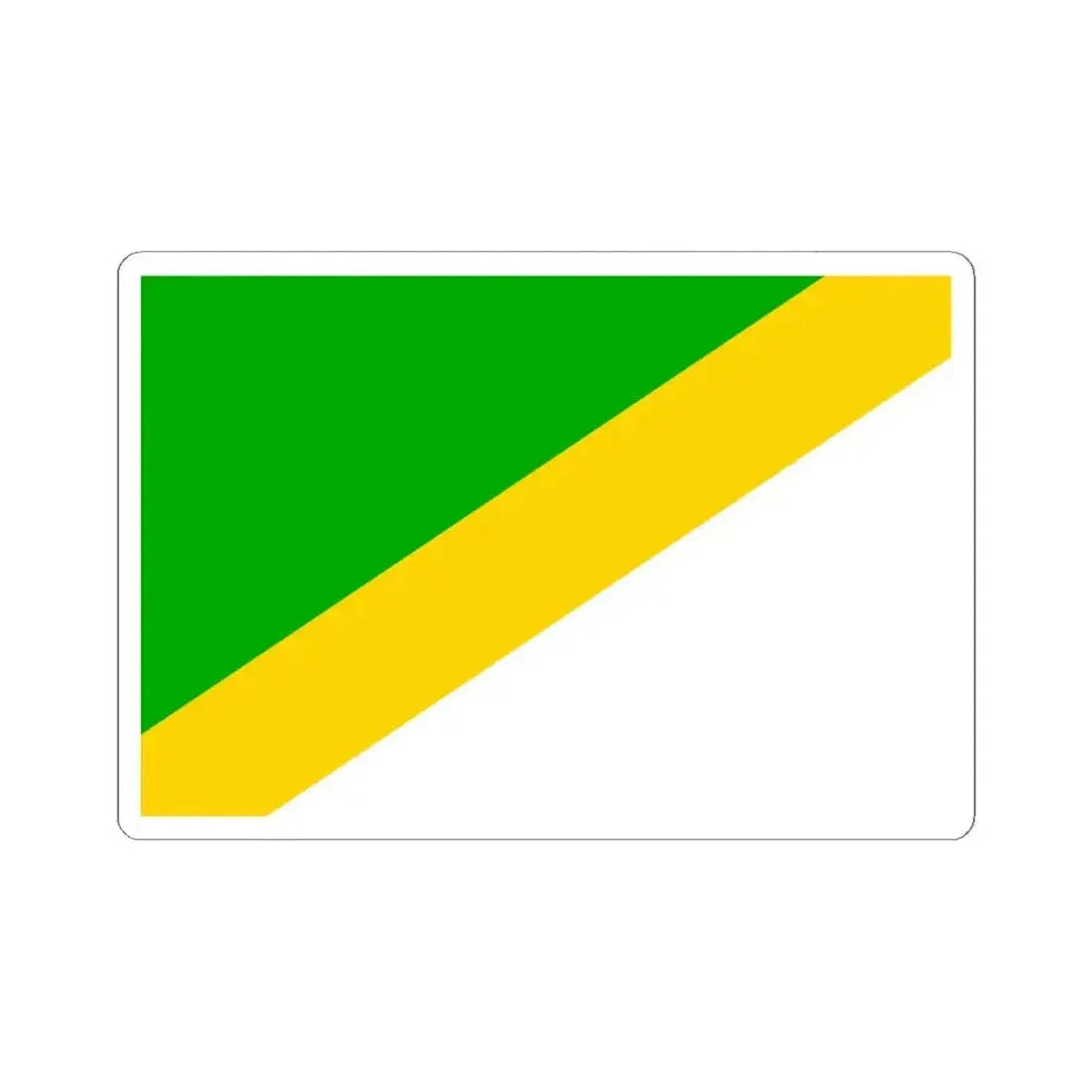 Flag of Prague 13 (Czech Republic) STICKER Vinyl Kiss-Cut Decal 6 Inch White - The Sticker Space