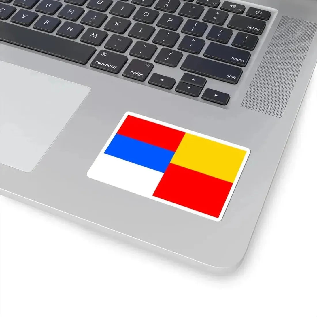 Flag of Prague 15 (Czech Republic) STICKER Vinyl Kiss-Cut Decal - The Sticker Space