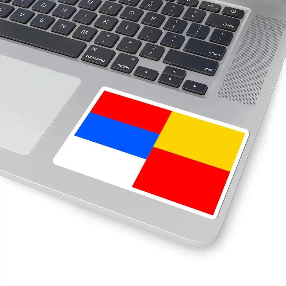 Flag of Prague 15 (Czech Republic) STICKER Vinyl Kiss-Cut Decal - The Sticker Space