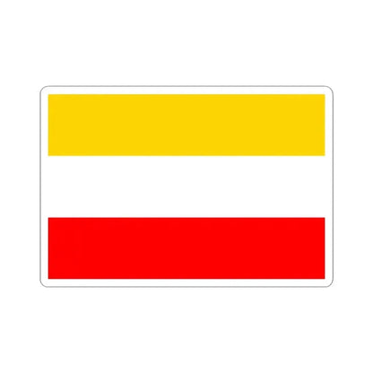Flag of Prague 17 (Czech Republic) STICKER Vinyl Kiss-Cut Decal 3 Inch White - The Sticker Space