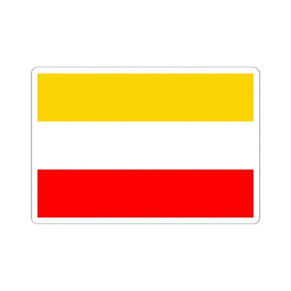 Flag of Prague 17 (Czech Republic) STICKER Vinyl Kiss-Cut Decal 6 Inch White - The Sticker Space