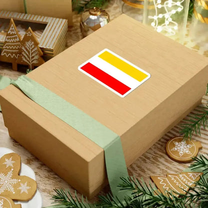 Flag of Prague 17 (Czech Republic) STICKER Vinyl Kiss-Cut Decal - The Sticker Space